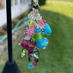 Handmade Artisan Flip-Flop Purse Charm/Fob